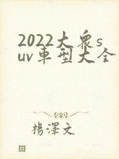 2022大众suv车型大全10万一15万