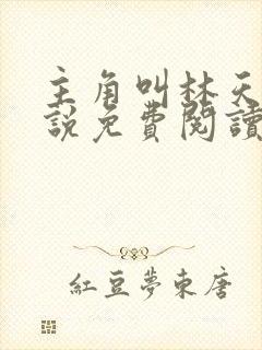 主角叫林天的小说免费阅读