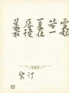 叶辰夏若雪孙怡最后在一起了吗