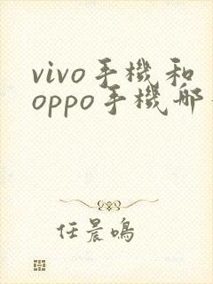 vivo手机和oppo手机哪个好用一点