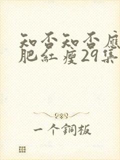 知否知否应是绿肥红瘦29集