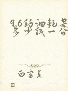 9.6的油耗是多少钱一公里