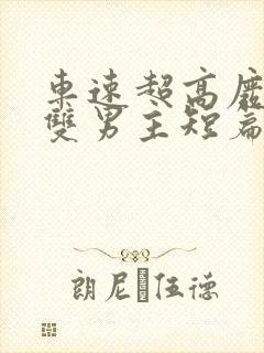 车速超高废文的双男主短篇小说