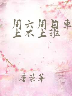 周六周日车管所上不上班