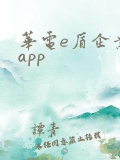 华电e盾企业版app