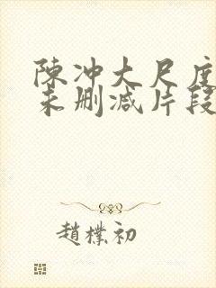 陈冲大尺度床戏未删减片段