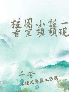 校园小说一口气看完视频现言甜宠言情