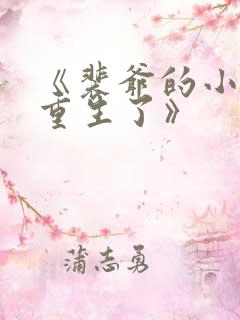 《裴爷的小祖宗重生了》