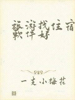 旅游找住宿什么软件好