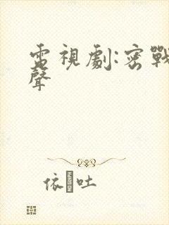 电视剧:密战无声