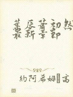 叶辰萧初然最快最新章节