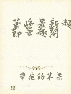 萧峥最新超前章节笔趣阁