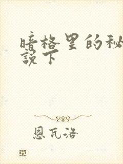 暗格里的秘密小说下