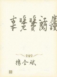 古暖暖江尘御全本免费阅读顾轻舟