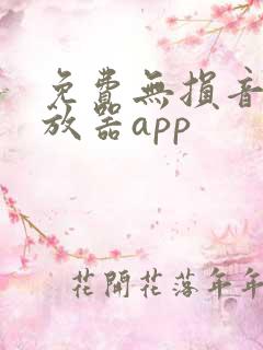 免费无损音乐播放器app