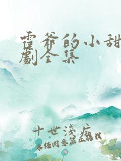 霍爷的小甜妻短剧全集