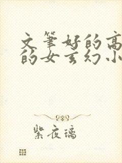 文笔好的高质量的女玄幻小说