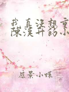 我真没想重生啊陈汉升的小说