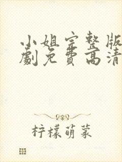 小姐完整版电视剧免费高清韩剧在线观看