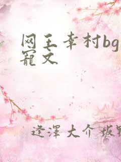 网王幸村bg甜宠文
