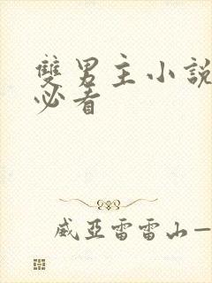 双男主小说推荐必看