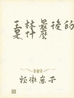 王林最后的结局是什么