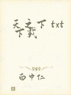 天之下 txt 下载