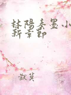 林阳秦墨小说最新章节