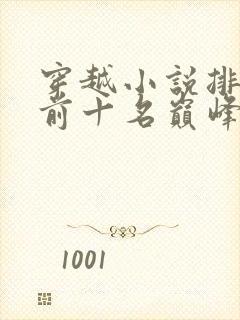 穿越小说排行榜前十名巅峰之作赘婿