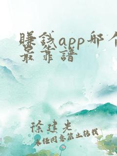 赚钱app哪个最靠谱