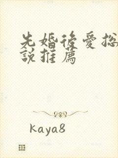 先婚后爱总裁小说推荐