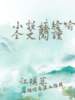 小说嫁给喻先生全文阅读