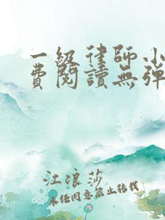 一级律师小说免费阅读无弹窗