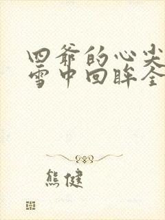 四爷的心尖宠妃雪中回眸全文阅
