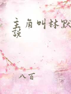 主角叫林默的小说