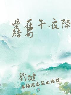 爱在午夜降临前结局