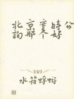 北京实时公交查询哪个好