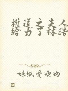 权道之夫人们太给力了林皓全文