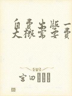 自费出版一本书大概需要费用