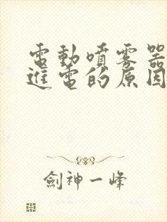 电动喷雾器充不进电的原因是什么