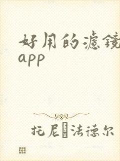 好用的滤镜软件app