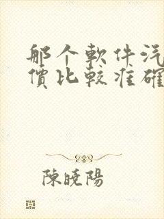 那个软件汽车报价比较准确