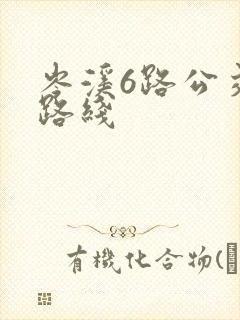 岑溪6路公交车路线