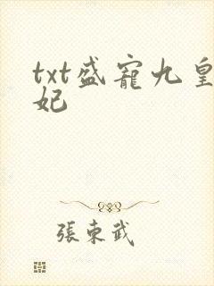 txt盛宠九皇妃
