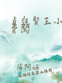 贞观贤王小说免费阅