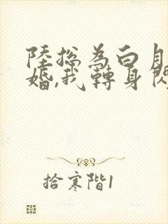 陆总为白月光悔婚,我转身闪婚了结局