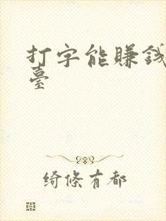 打字能赚钱的平台