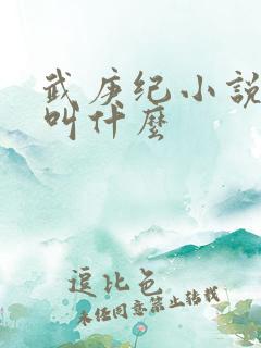 武庚纪小说原著叫什么