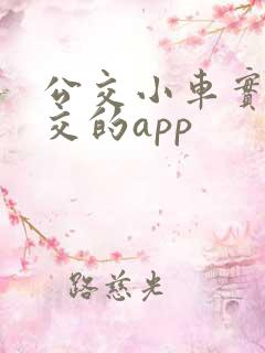 公交小车实时公交的app