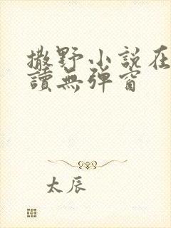 撒野小说在线阅读无弹窗